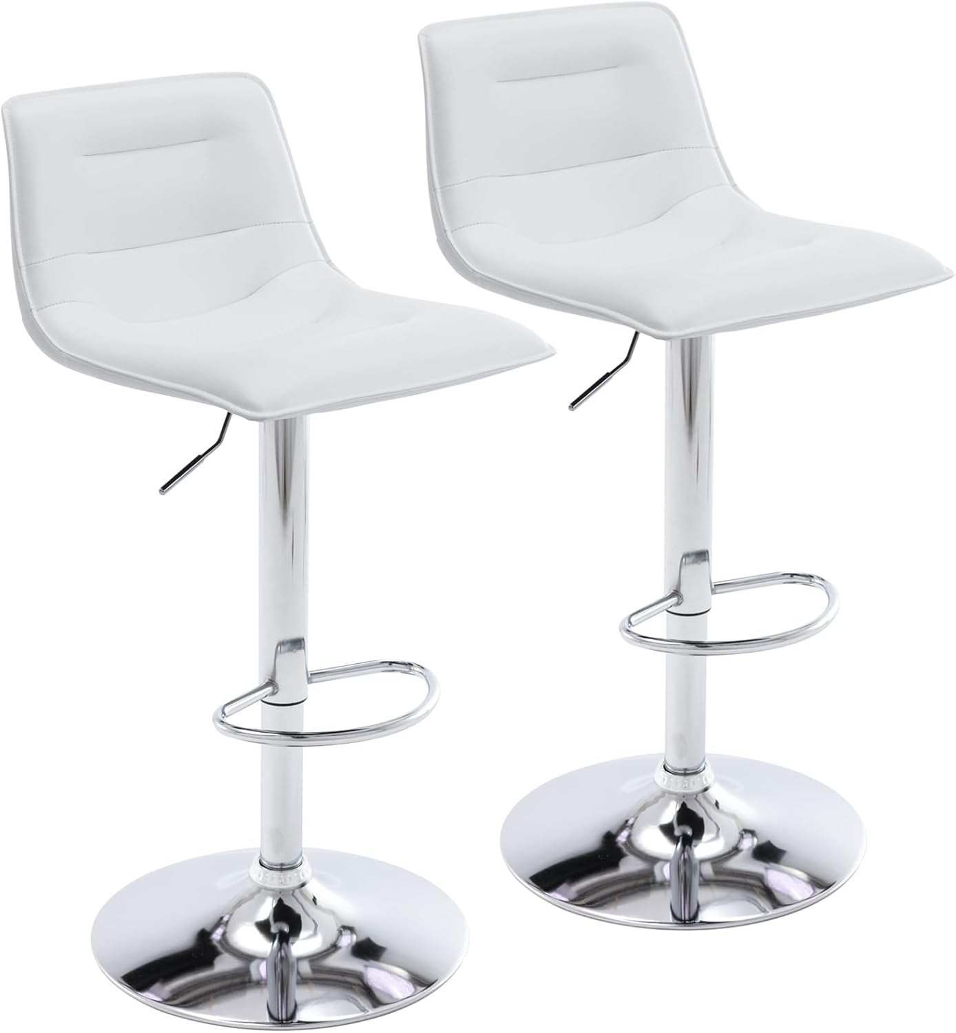 Flash Furniture Vinyl Adjustable Bar Stool Multicolor