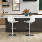 Flash Furniture Vinyl Adjustable Bar Stool Multicolor