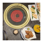 Electric Indoor BBQ Grill Table with Hotpot – Korean Style, Stainless Steel