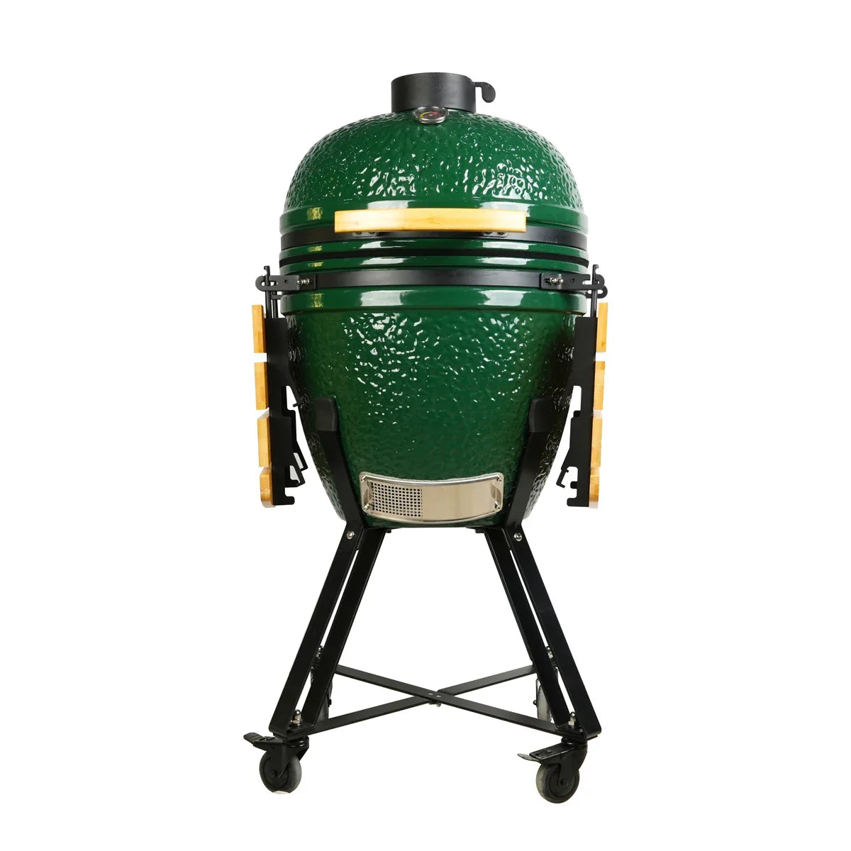 Auplex 18" Ceramic Kamado BBQ Grill – Frosted Glaze Charcoal Barbecue for Outdoor Cooking, Camping & Backyard