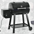 Backyard Deluxe Barrel Electric Wood Pellet Smoker Grill – Outdoor BBQ