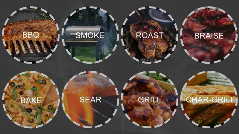 Backyard Deluxe Barrel Electric Wood Pellet Smoker Grill – Outdoor BBQ