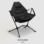 Portable Folding Camping Hammock Chair with Adjustable Backrest – Lightweight Rocking Chair for Lawn, Beach & Outdoor Relaxation